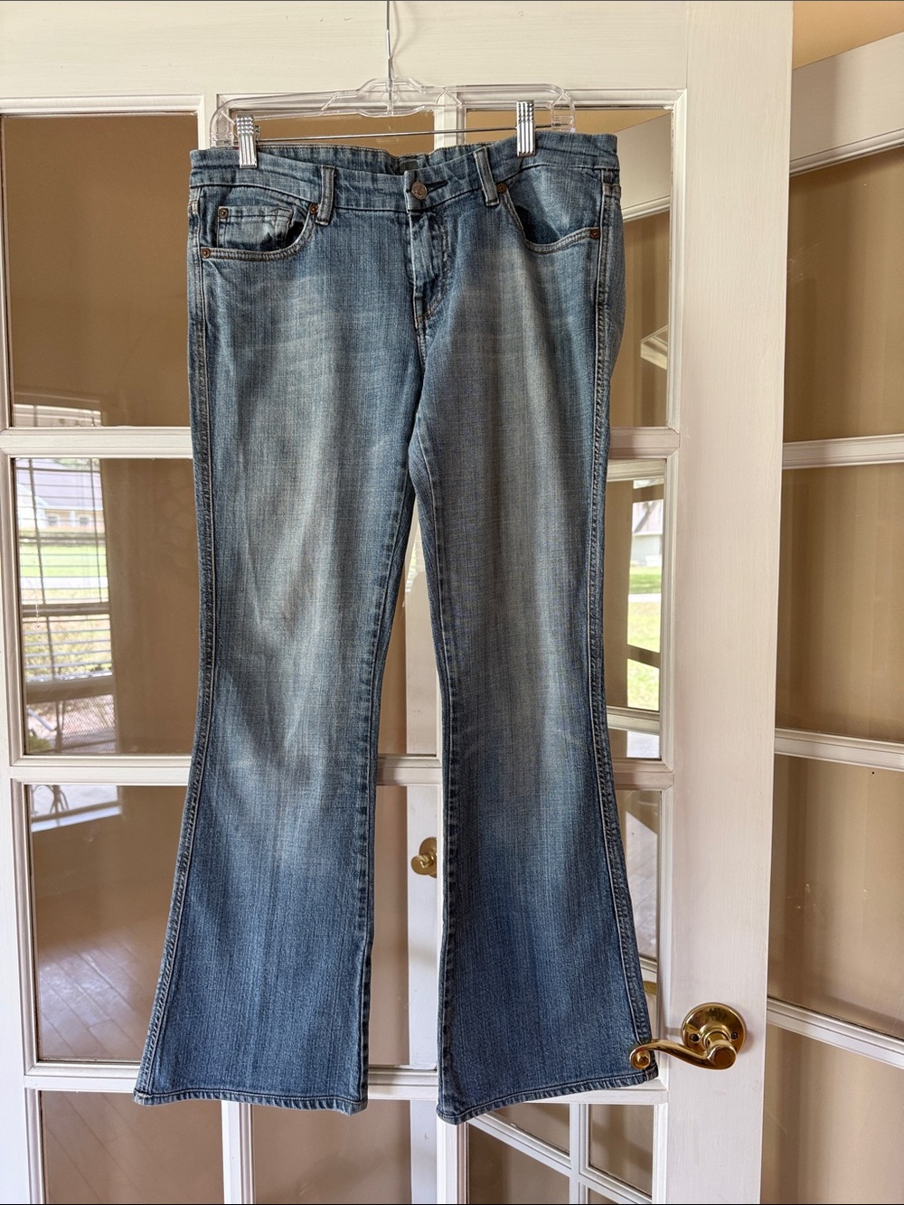 7 for all mankind  Women's Light Blue Flare Jeans